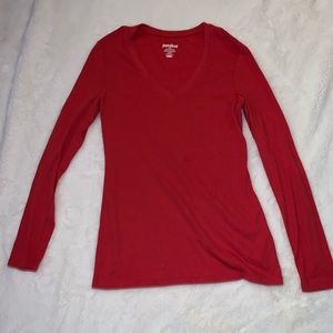 Long sleeve V-neck